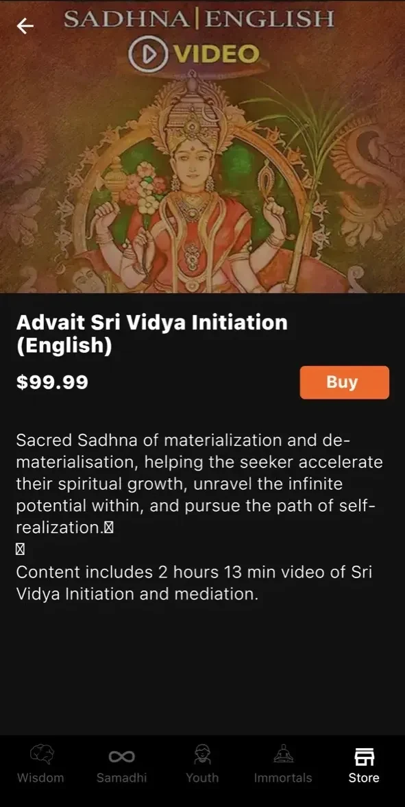 ShivYog Play paywall screen