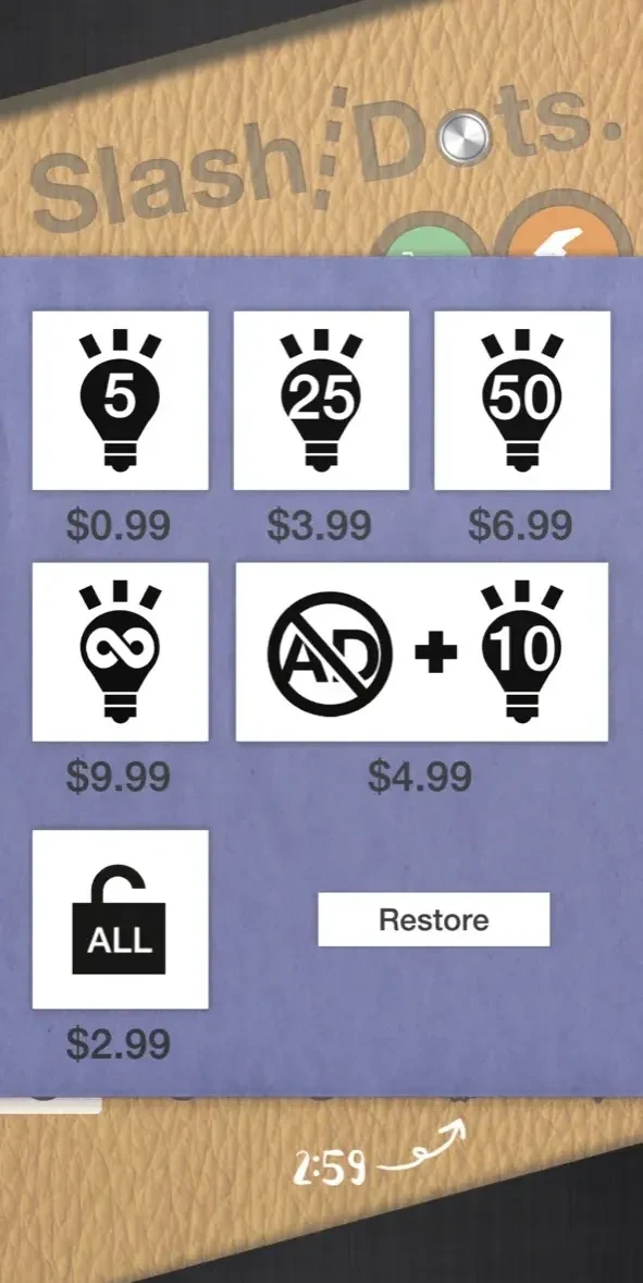Slash/Dots. paywall screen