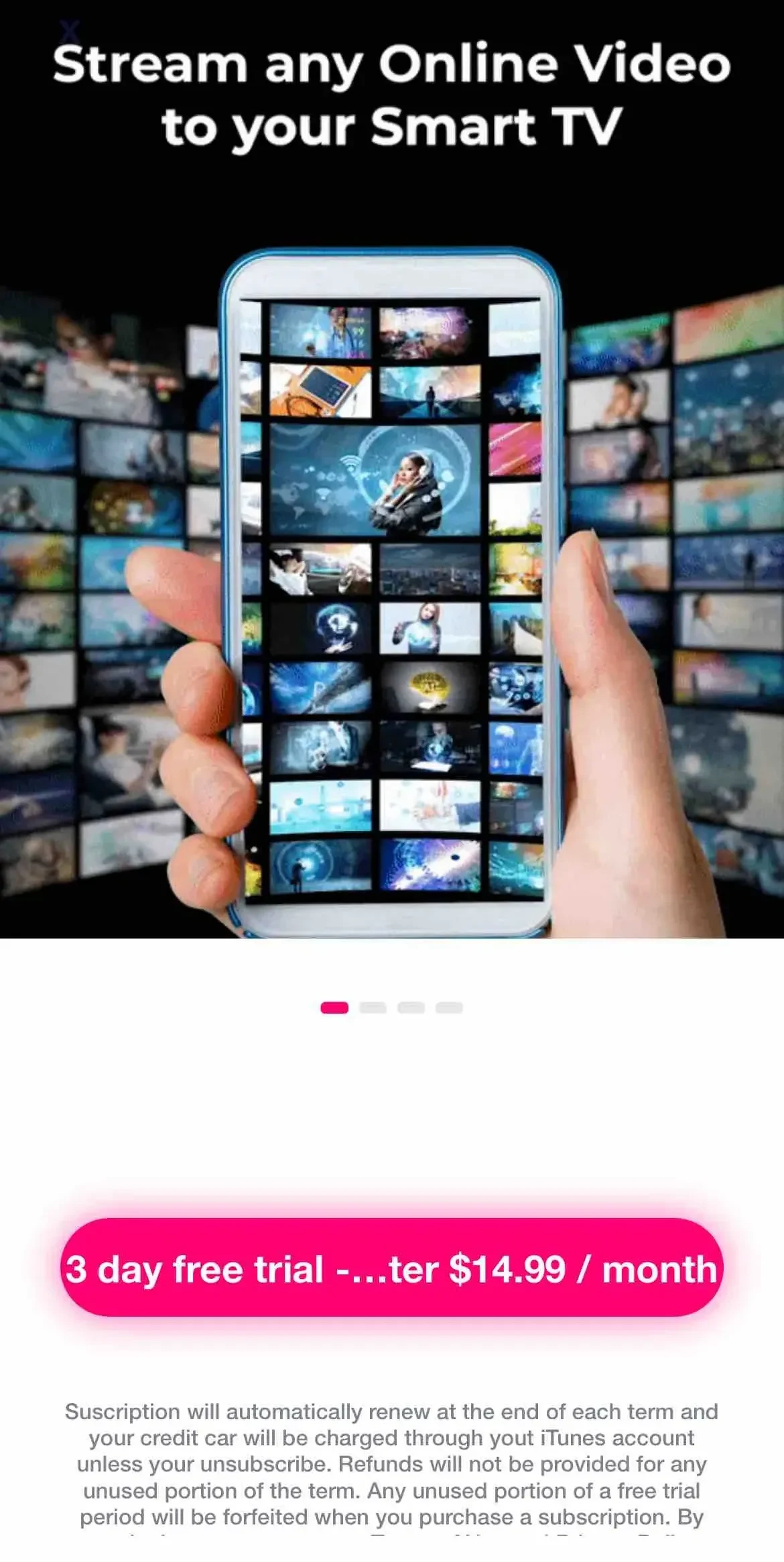 Smart View paywall screen