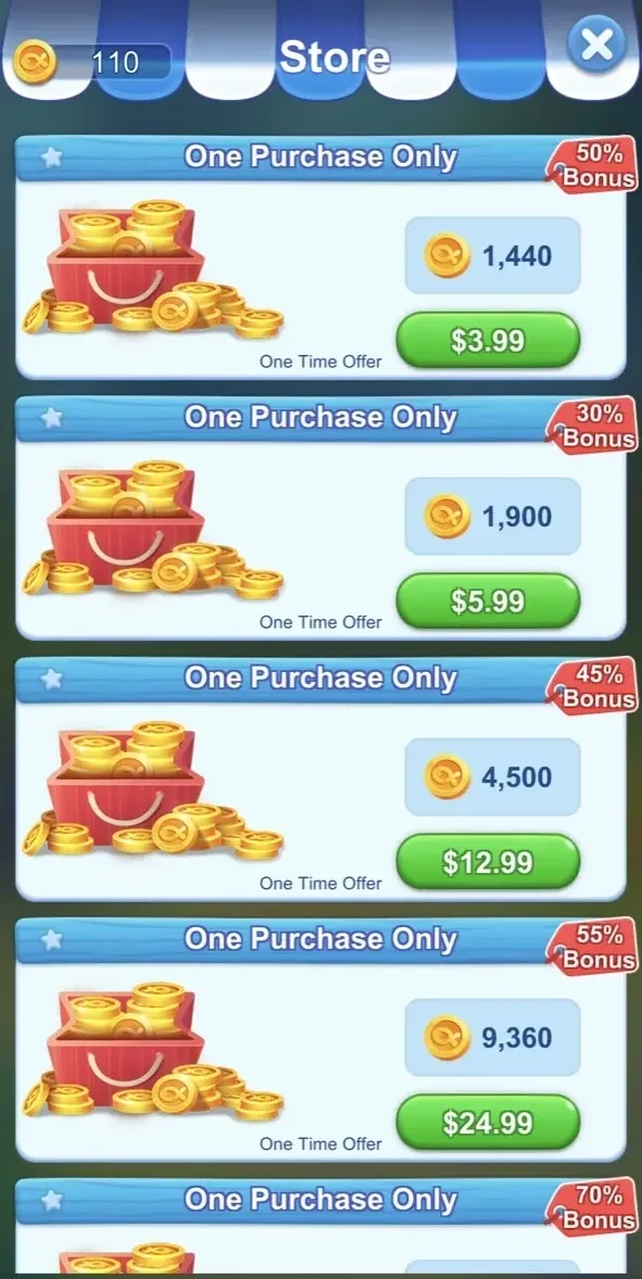 Solitaire 3D Fish paywall screen