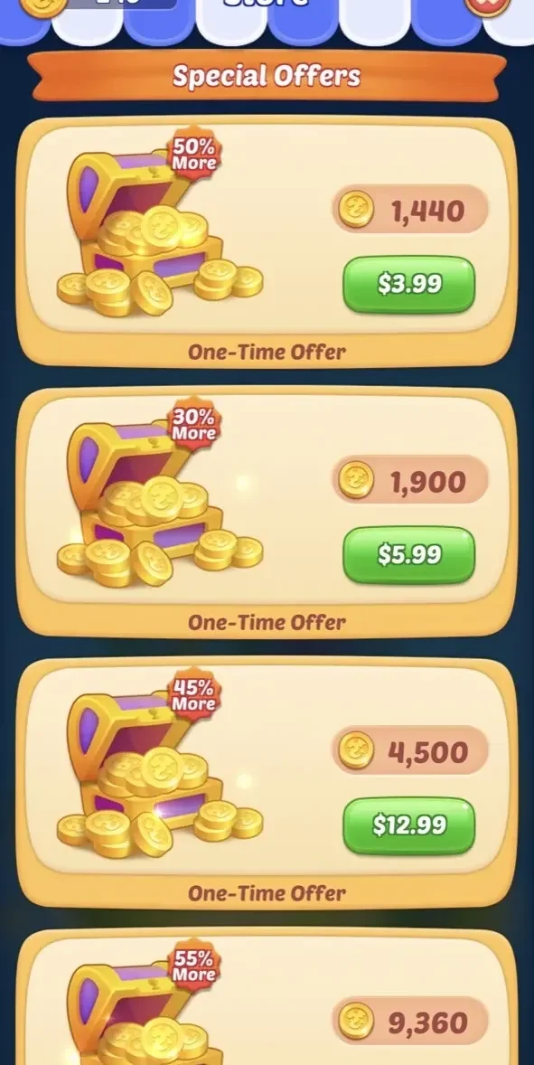 Solitaire Dragons paywall screen