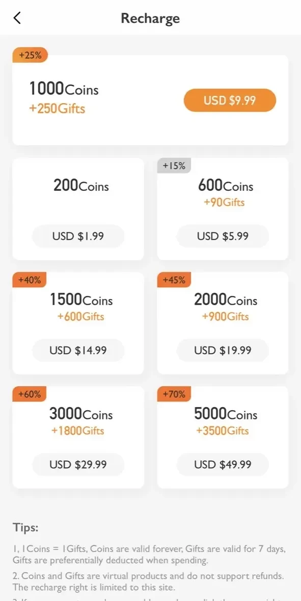 Spark Fiction paywall screen