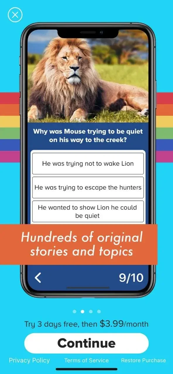 Spark Reading paywall screen