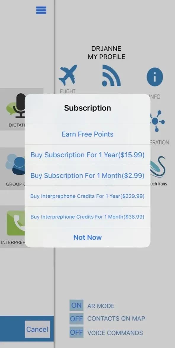 SpeechTrans Ultimate Assistant paywall screen
