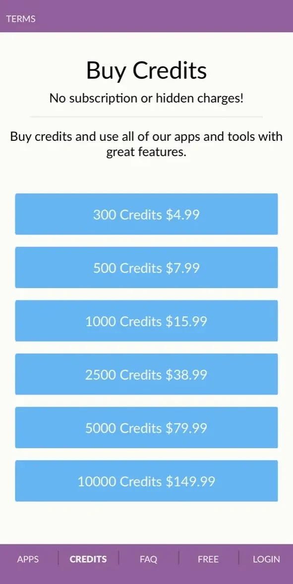 Spoofbox paywall screen