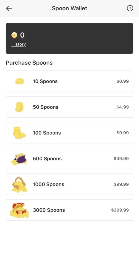 Spoon paywall screen