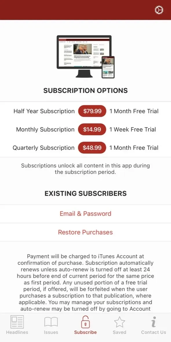 St. Louis Business Journal paywall screen