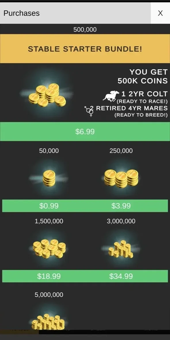 Stable Champions paywall screen