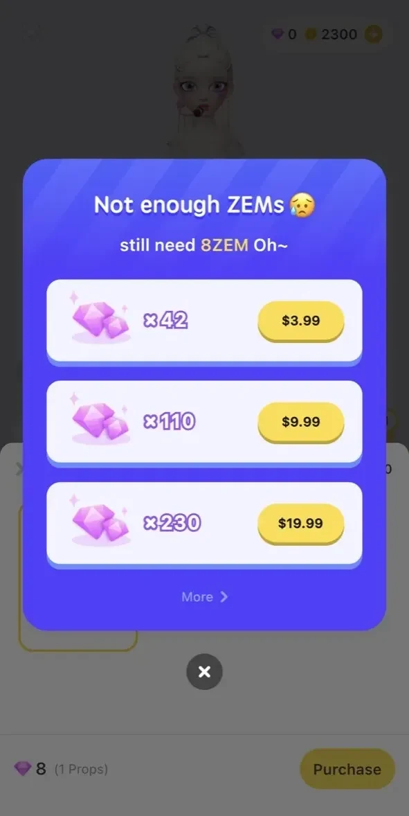 Star Idol paywall screen