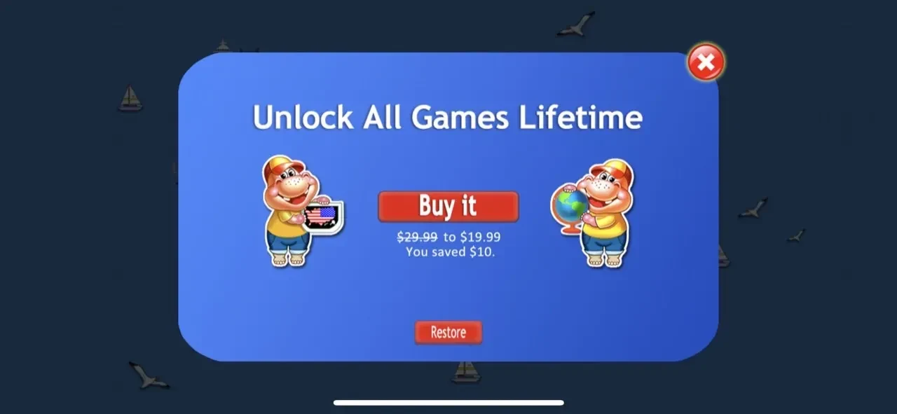States paywall screen