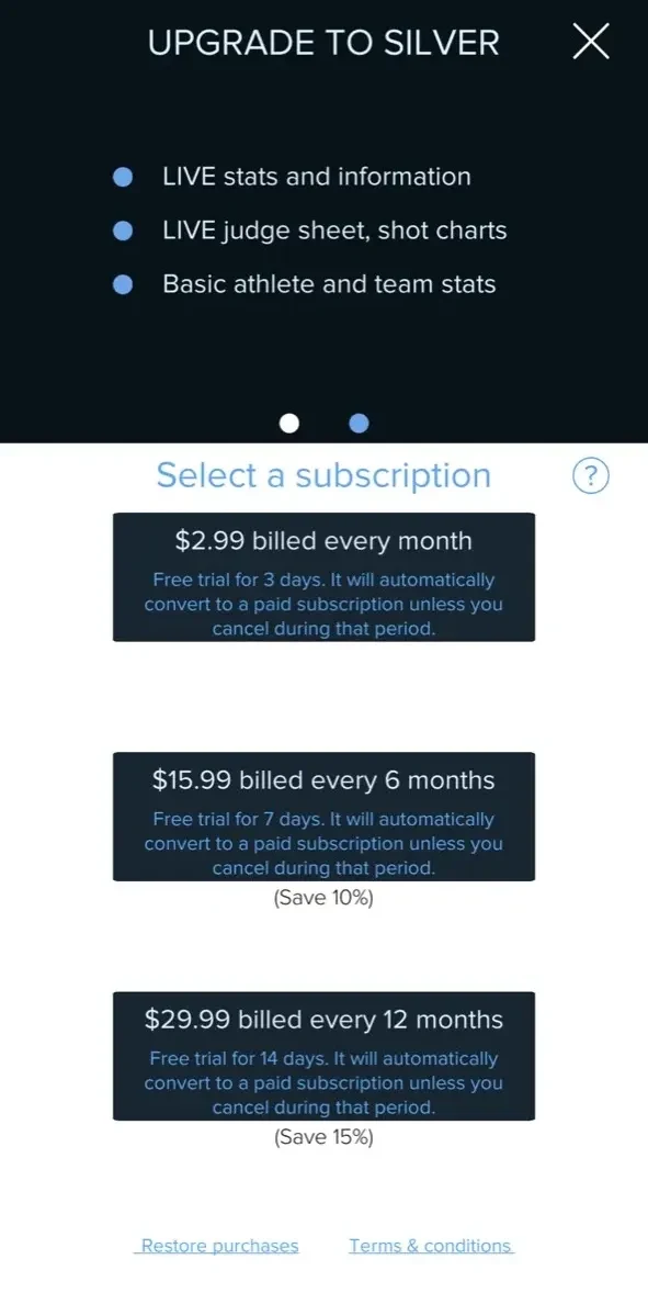 Stact paywall screen