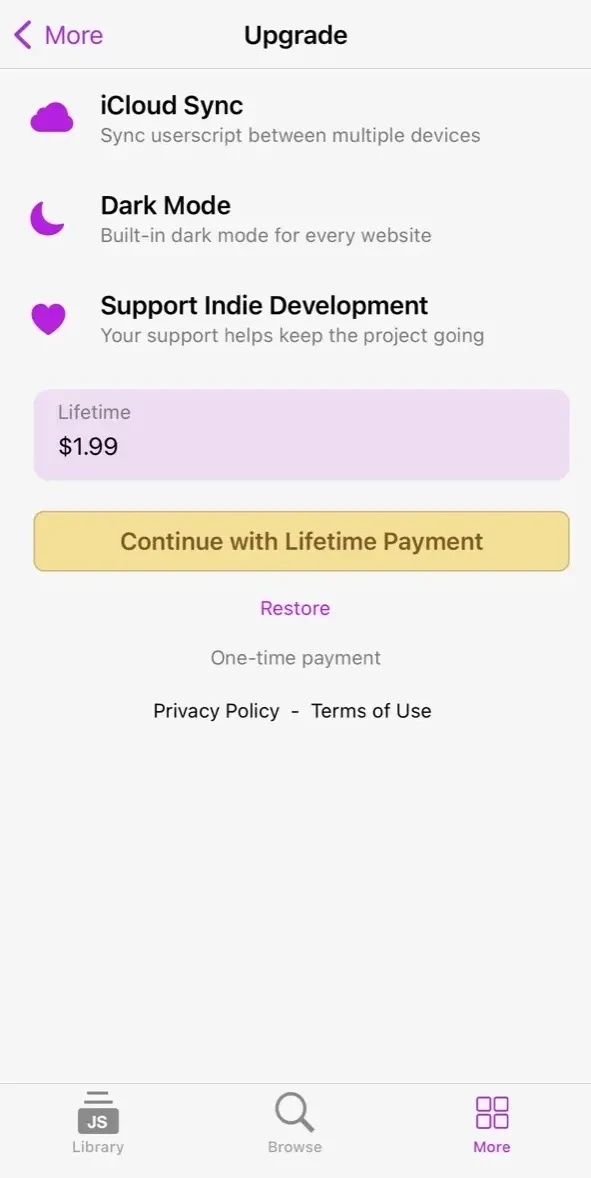 Stay paywall screen