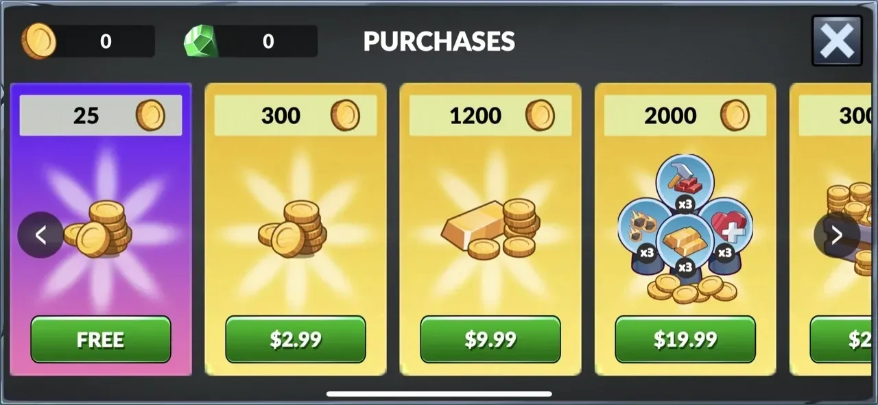 Stickman History Battle paywall screen