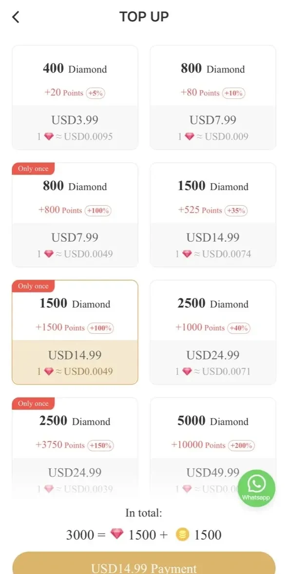 StoryOn paywall screen