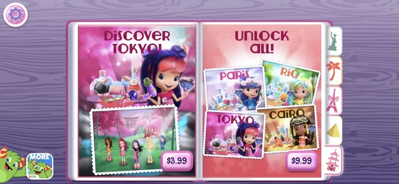 Strawberry Shortcake Holiday paywall screen