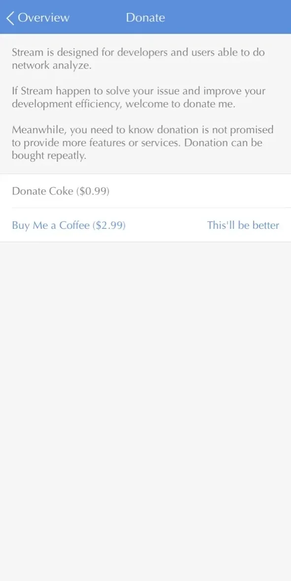 Stream paywall screen