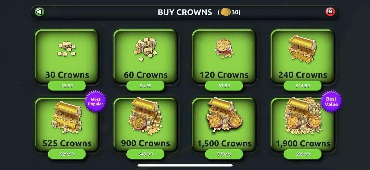 Stronghold Kingdoms Castle Sim paywall screen
