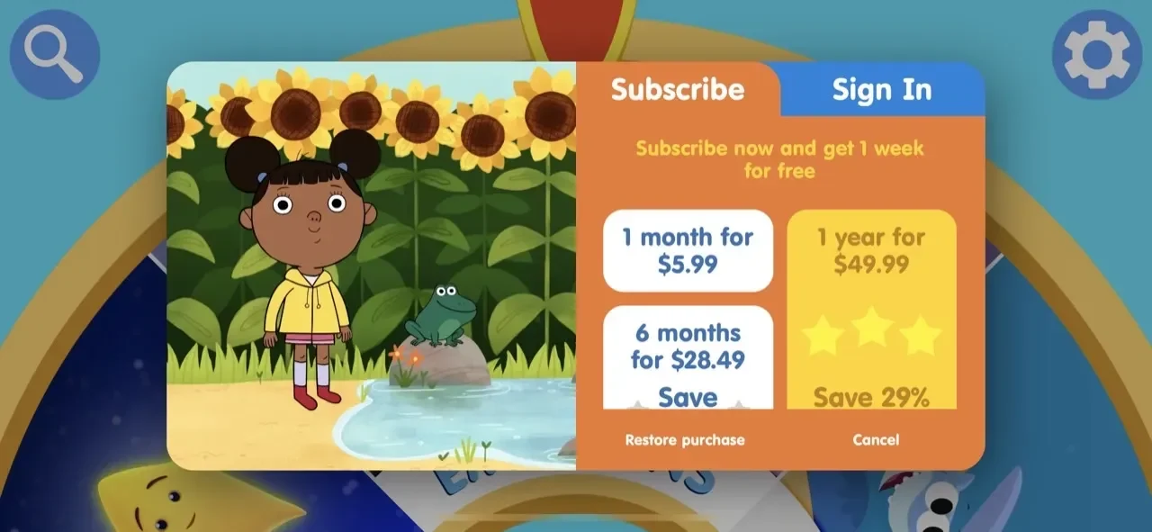 Super Simple paywall screen