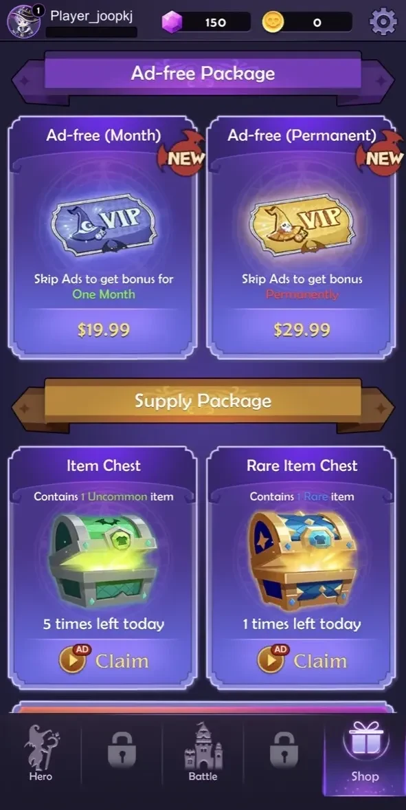 Super Wizard paywall screen