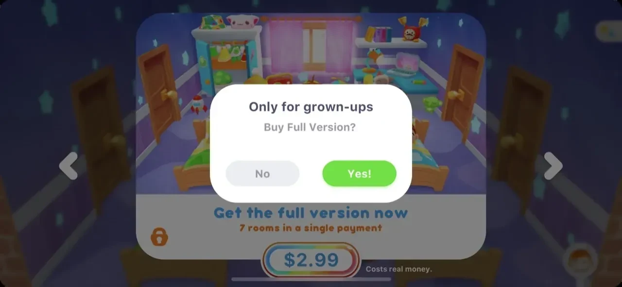 Sweet Home Stories paywall screen