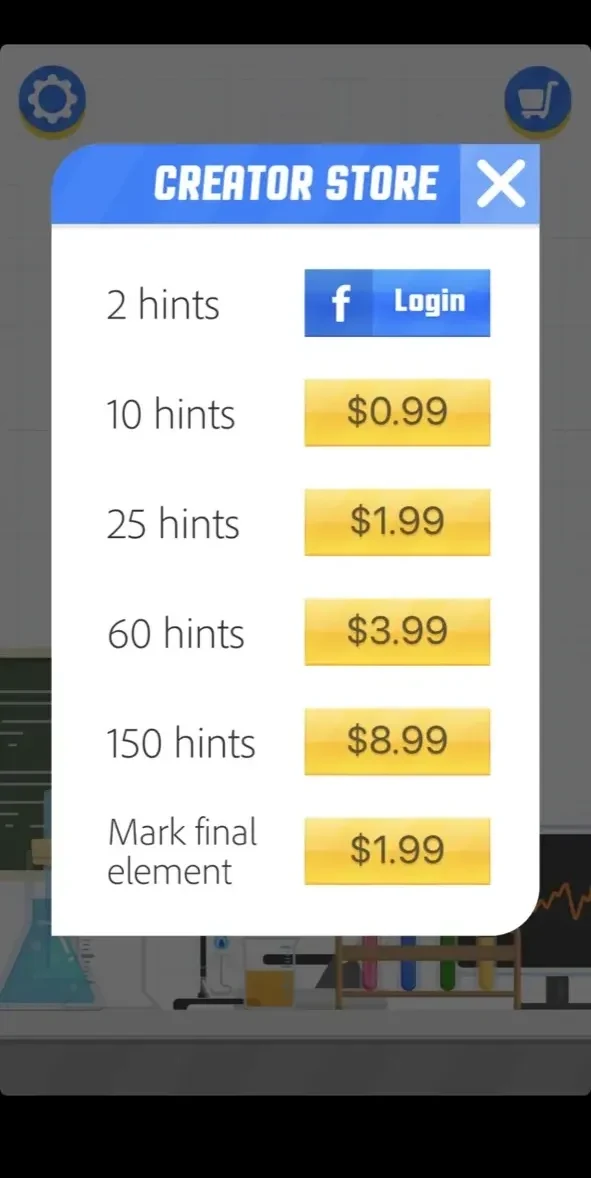 The Creator paywall screen