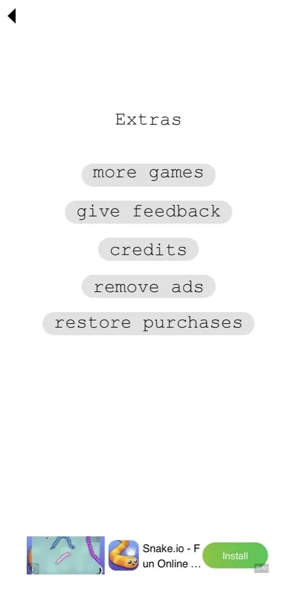The Impossible Letter Game paywall screen