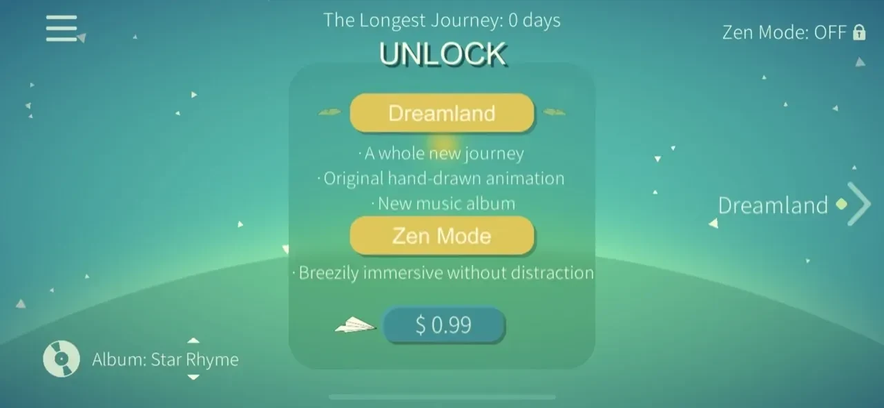 The Kreator paywall screen