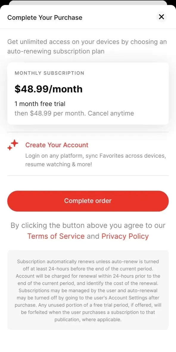 The Quant Guy paywall screen