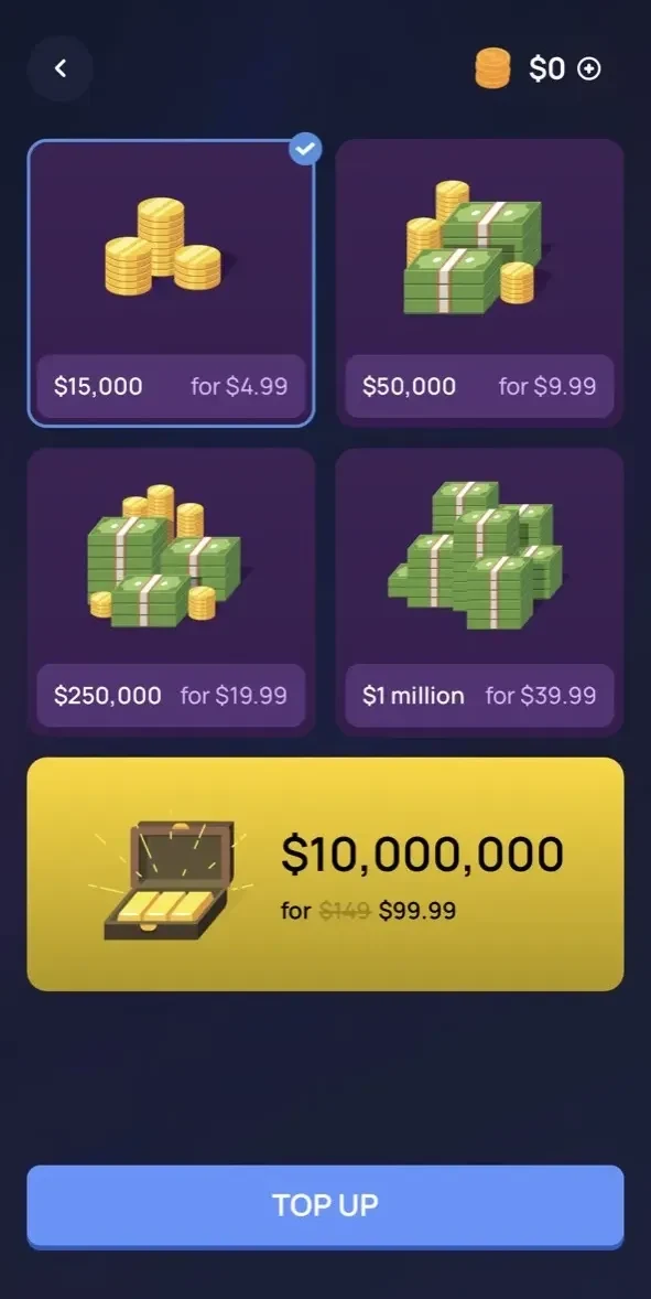 The Startup paywall screen