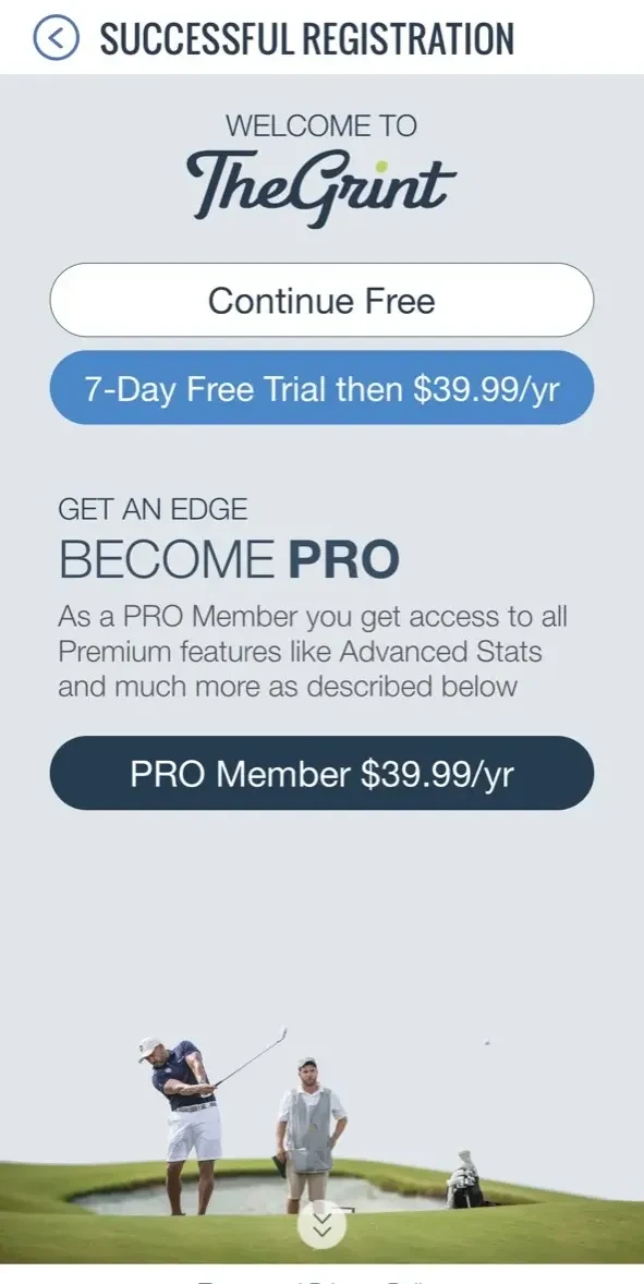 TheGrint paywall screen