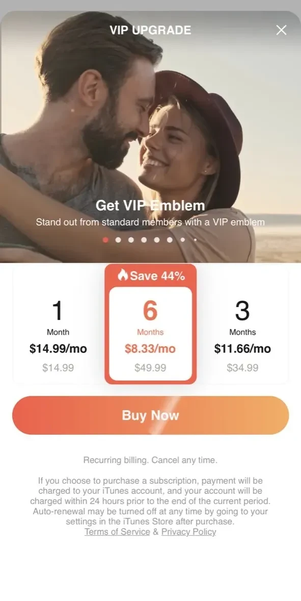 3rder paywall screen