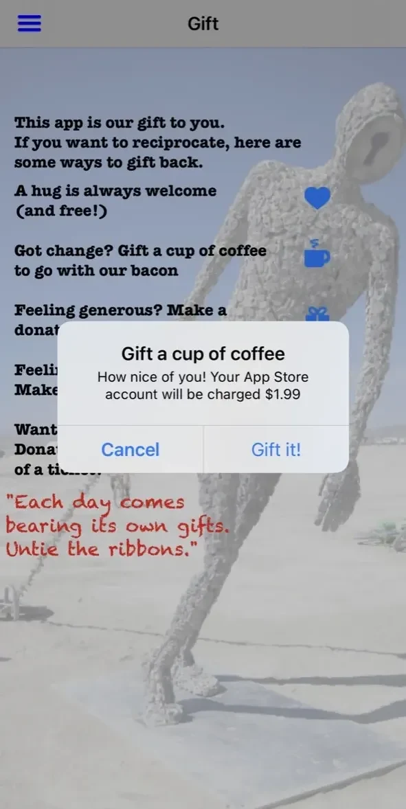 Time To Burn 2024 paywall screen
