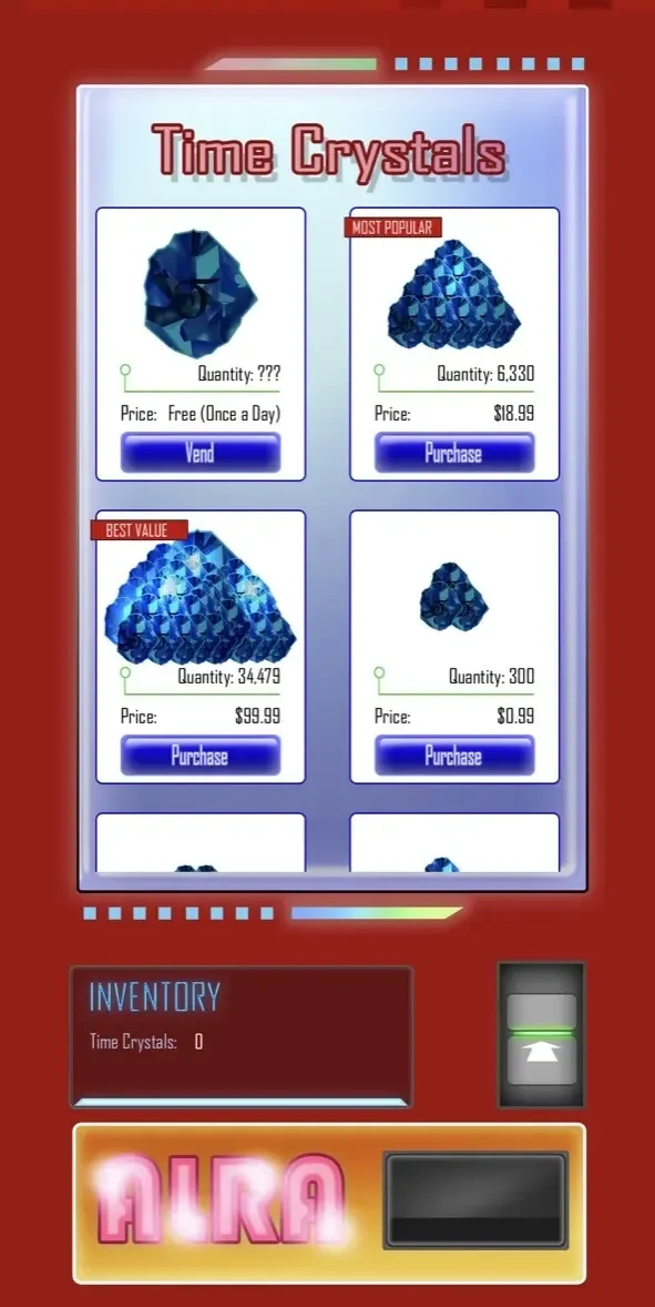 Timecrest paywall screen