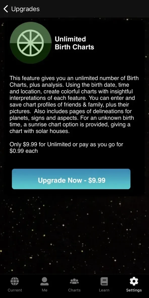 TimePassages paywall screen