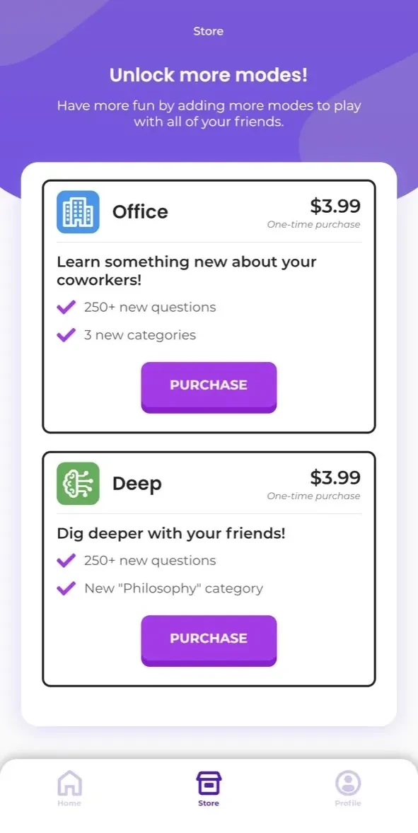 To Know Me paywall screen