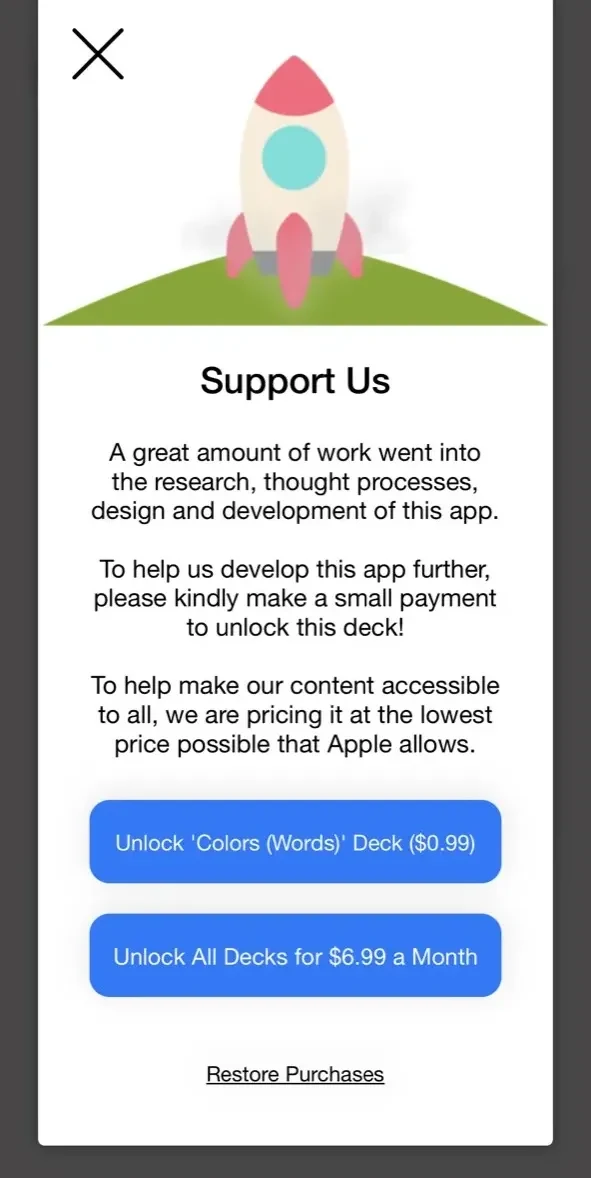 TodCards paywall screen