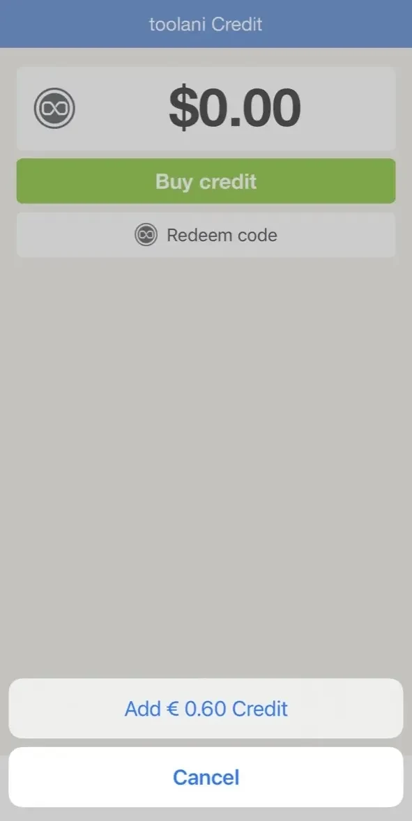 toovoip paywall screen