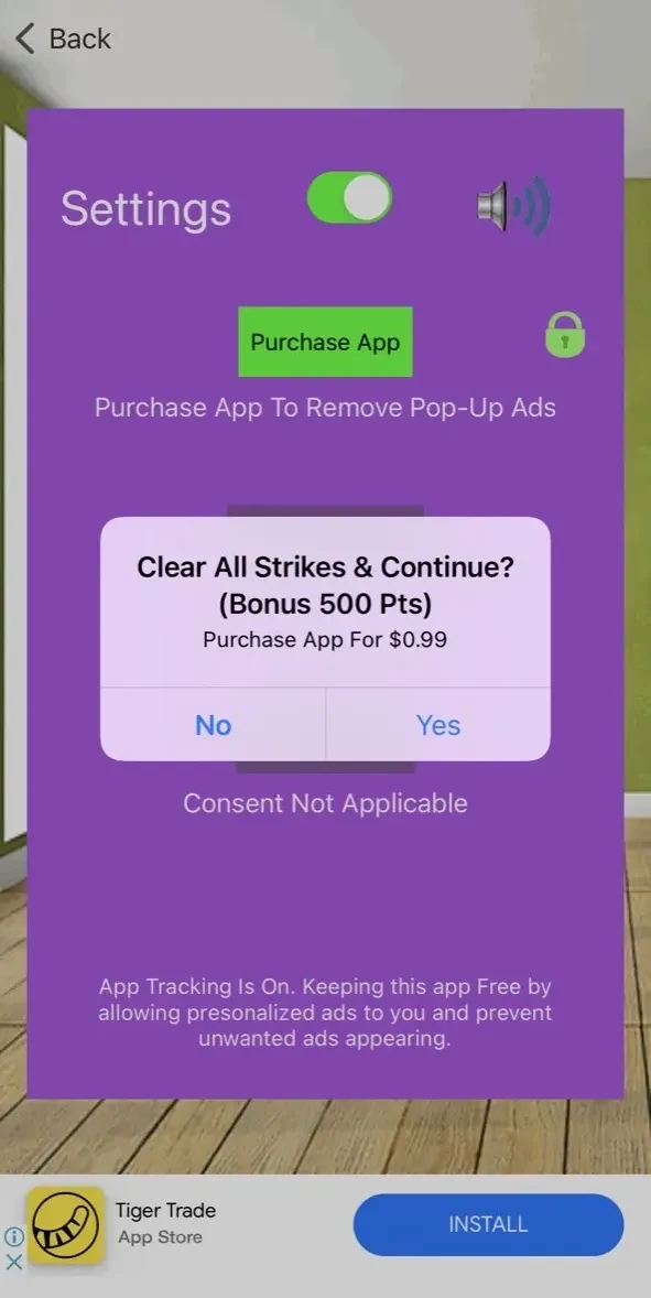 Movies paywall screen
