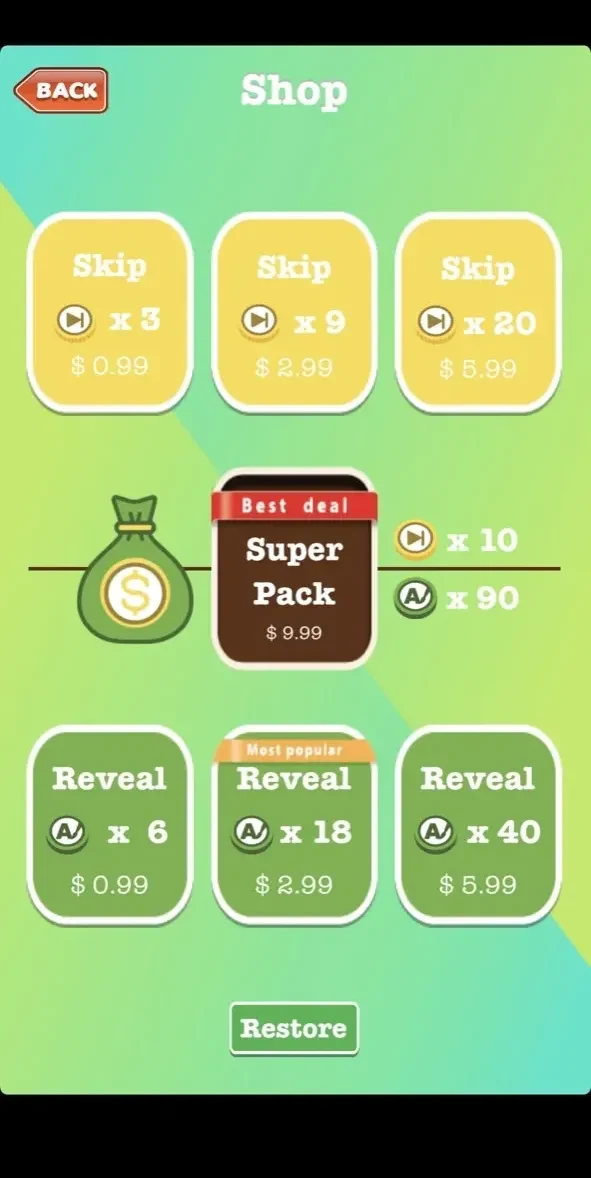 Trivia Soccer paywall screen