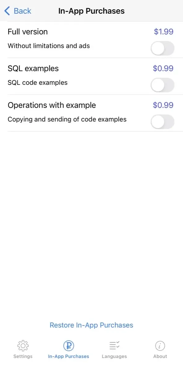 TypeScript Recipes paywall screen