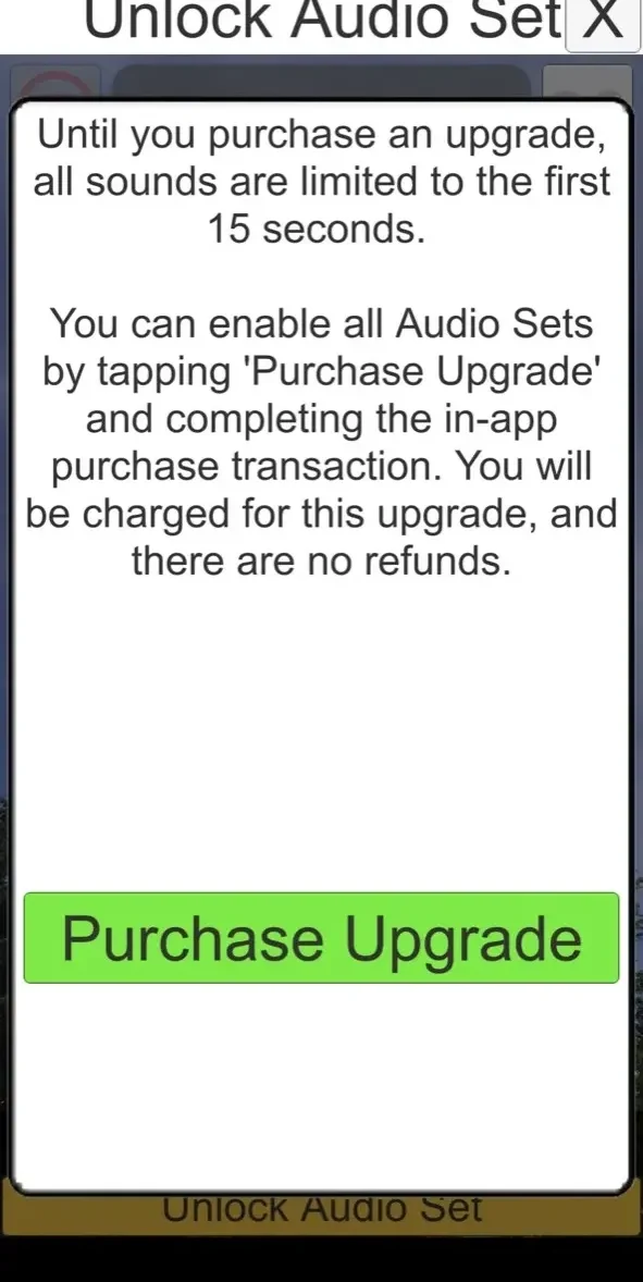 Ultimate Predator Calls paywall screen
