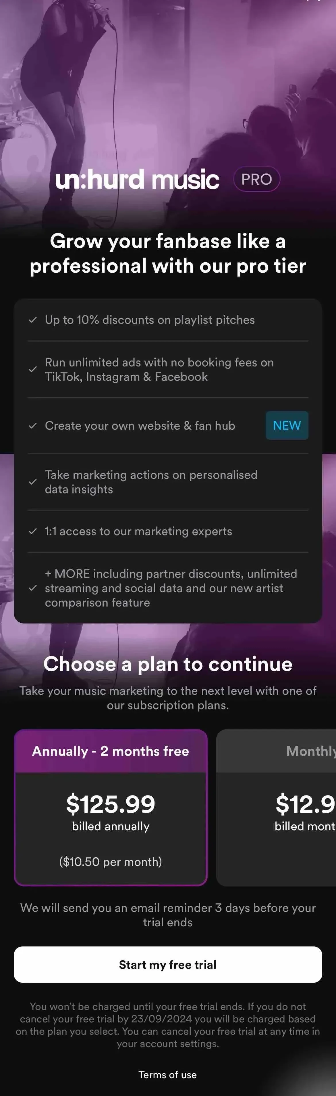 un.hurd paywall screen
