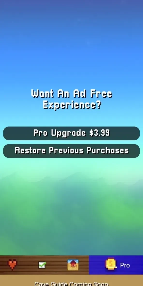 Unofficial SV Companion Guide paywall screen