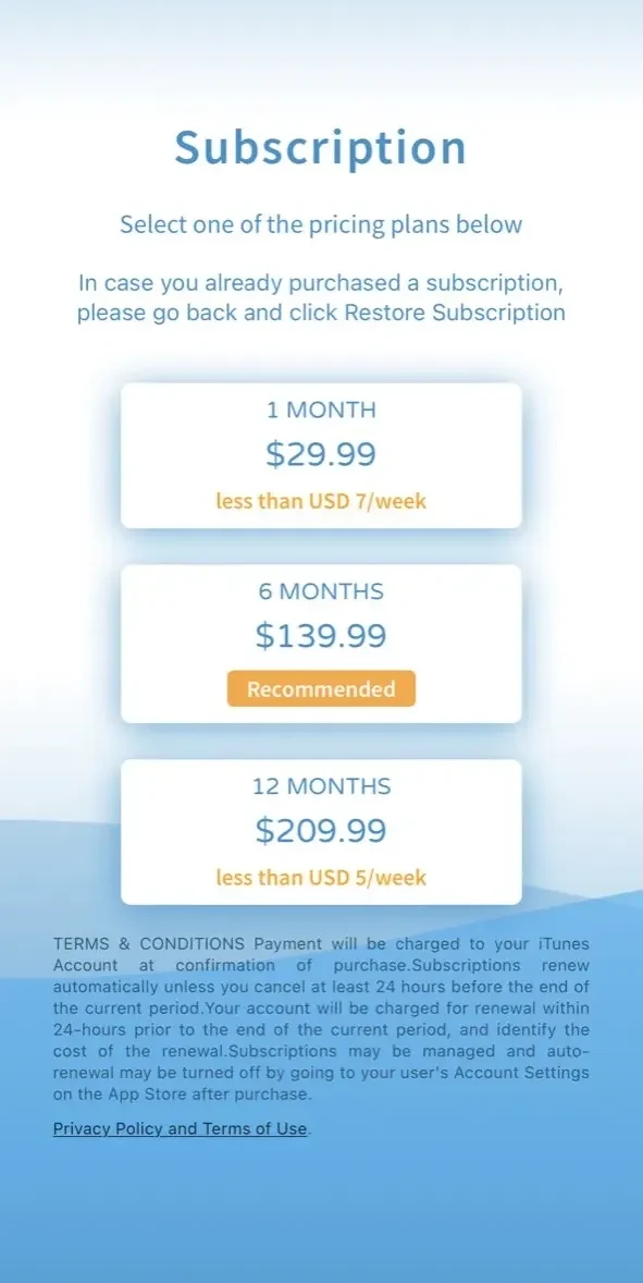 Unwinding Anxiety paywall screen