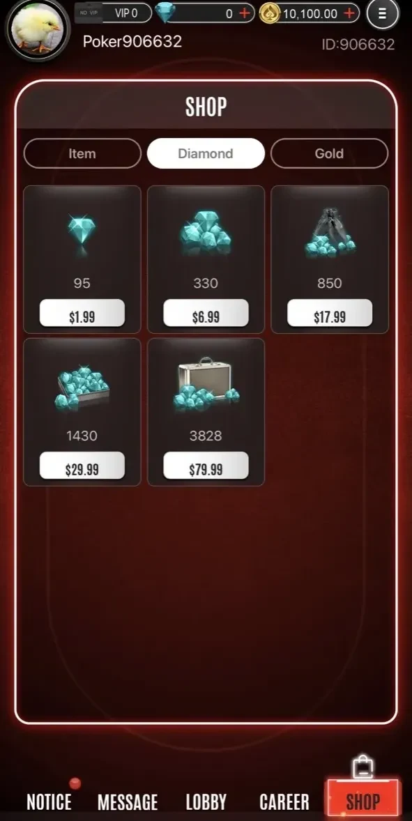 UPoker PLAY NLH paywall screen