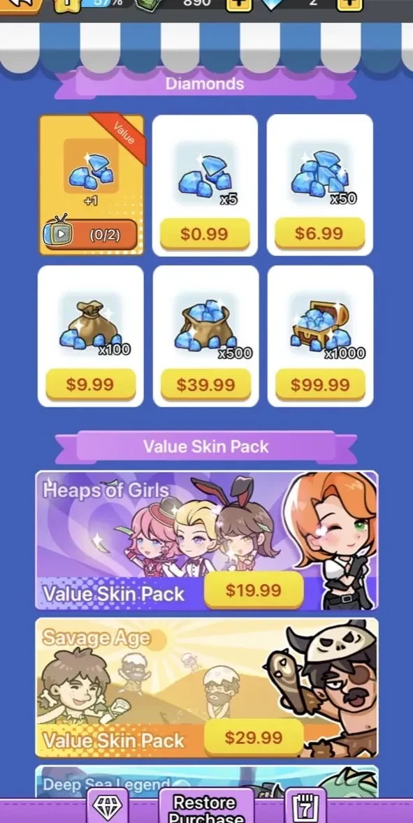 Used Car Tycoon Games paywall screen