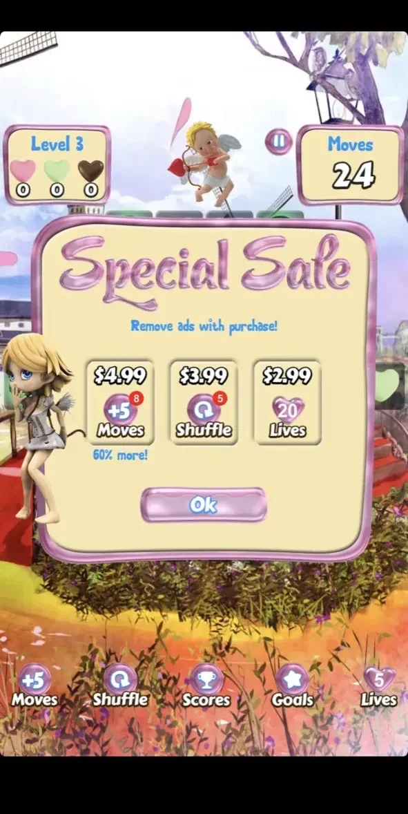 Valentine Crush paywall screen