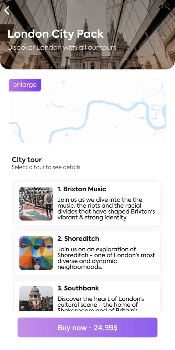 Vidi Guides paywall screen