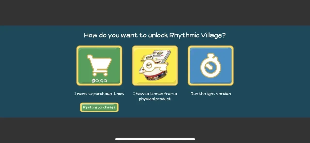 Learn music paywall screen