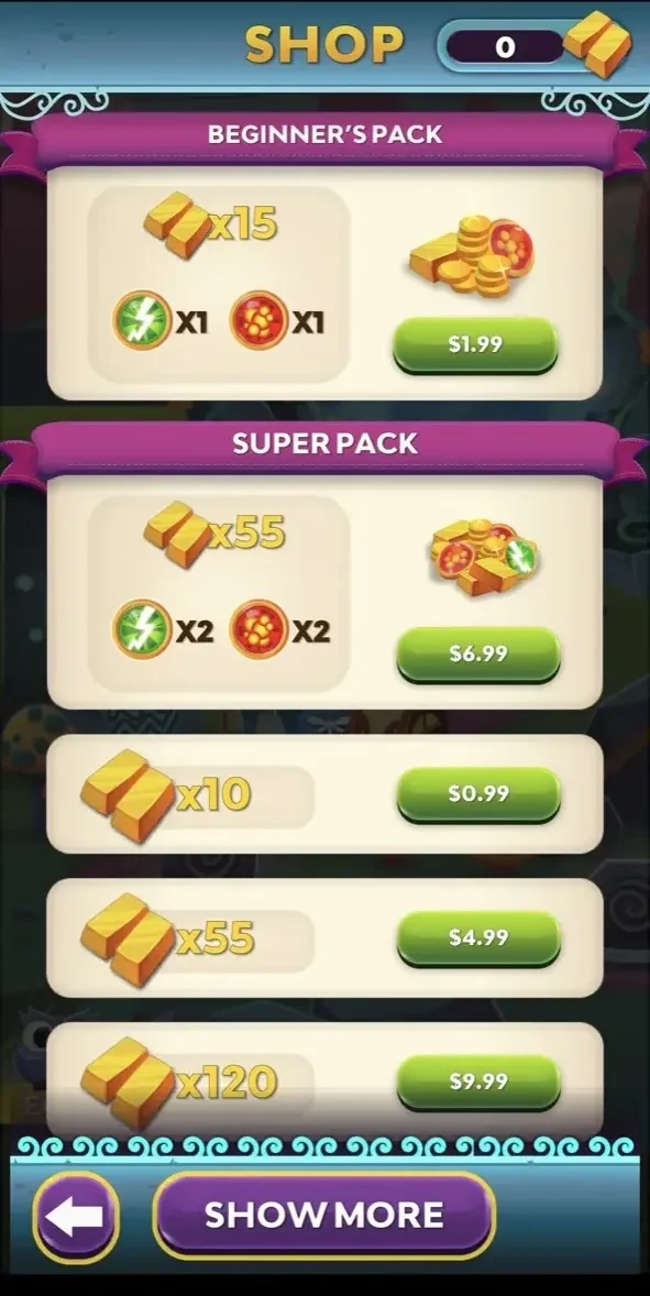 Viola’s Quest paywall screen